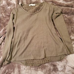 Aeropostale green long sleeve shirt